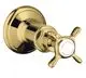 AXOR-HG-AXOR-Montreux-Absperrventil-Unterputz-mit-Kreuzgriff-Polished-Gold-Optic-16871990 gallery number 1
